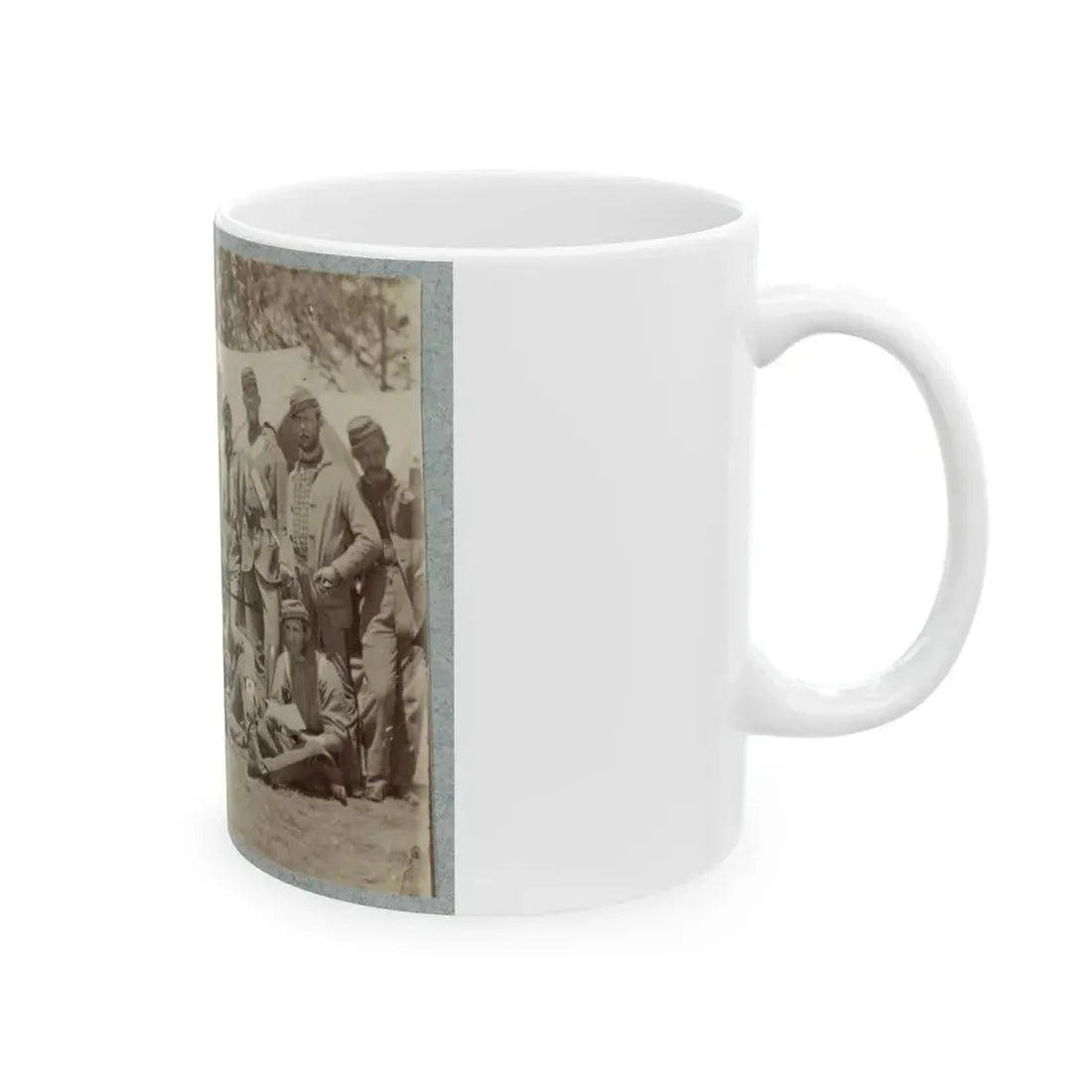 7th New York State Militia, Camp Cameron, D.C., 1861 037 (U.S. Civil War) White Coffee Mug - Go Mug Yourself