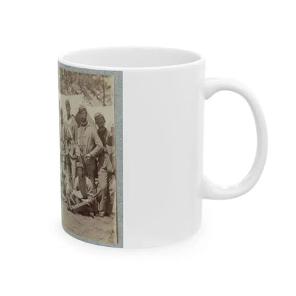 7th New York State Militia, Camp Cameron, D.C., 1861 037 (U.S. Civil War) White Coffee Mug - Go Mug Yourself