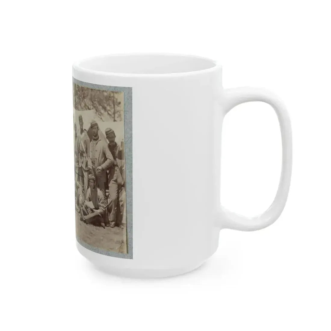 7th New York State Militia, Camp Cameron, D.C., 1861 037 (U.S. Civil War) White Coffee Mug - Go Mug Yourself
