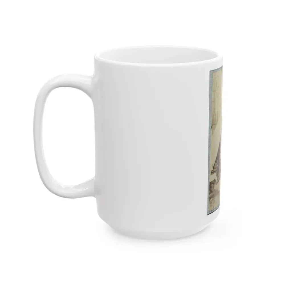 7th New York State Militia, Camp Cameron, D.C., 1861 038 (U.S. Civil War) White Coffee Mug - Go Mug Yourself