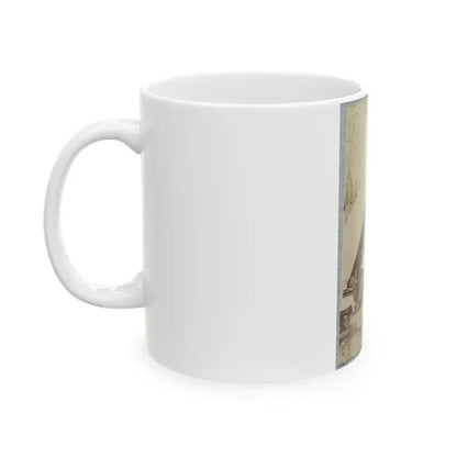 7th New York State Militia, Camp Cameron, D.C., 1861 038 (U.S. Civil War) White Coffee Mug - Go Mug Yourself