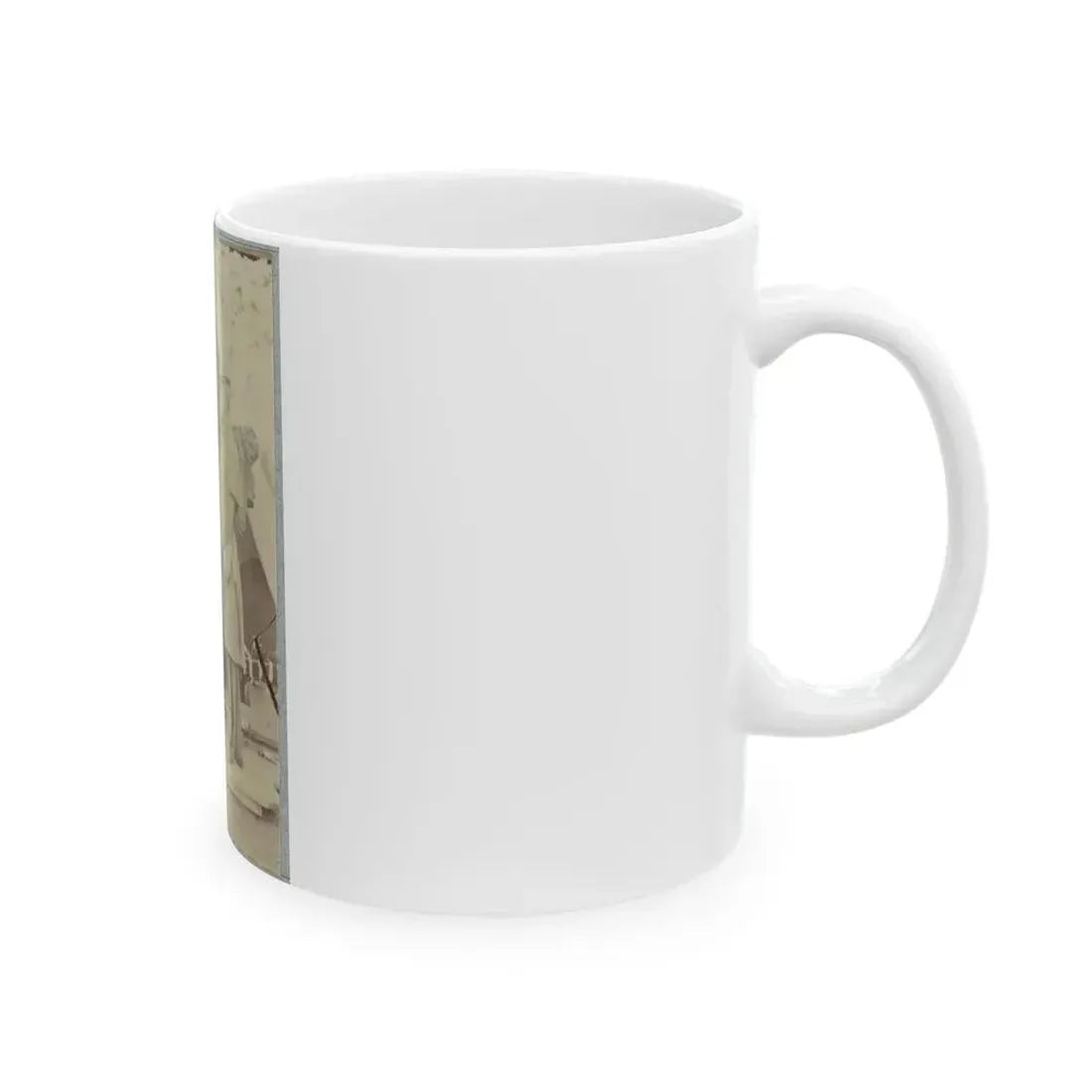 7th New York State Militia, Camp Cameron, D.C., 1861 038 (U.S. Civil War) White Coffee Mug - Go Mug Yourself