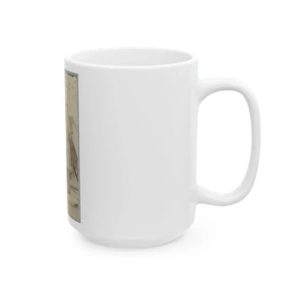 7th New York State Militia, Camp Cameron, D.C., 1861 038 (U.S. Civil War) White Coffee Mug - Go Mug Yourself