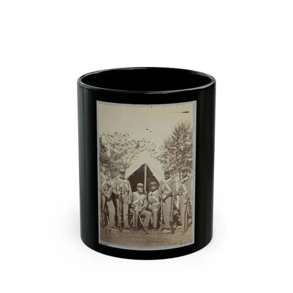 7th New York State Militia, Camp Cameron, D.C., 1861 039 (U.S. Civil War) Black Coffee Mug 11oz - Go Mug Yourself