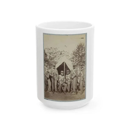 7th New York State Militia, Camp Cameron, D.C., 1861 039 (U.S. Civil War) White Coffee Mug 15oz - Go Mug Yourself