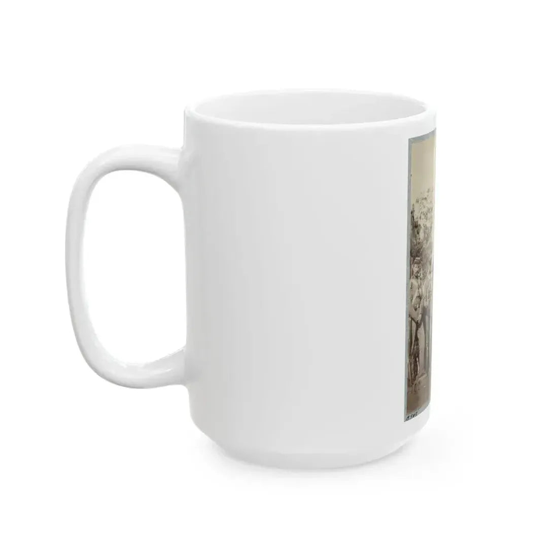 7th New York State Militia, Camp Cameron, D.C., 1861 039 (U.S. Civil War) White Coffee Mug - Go Mug Yourself