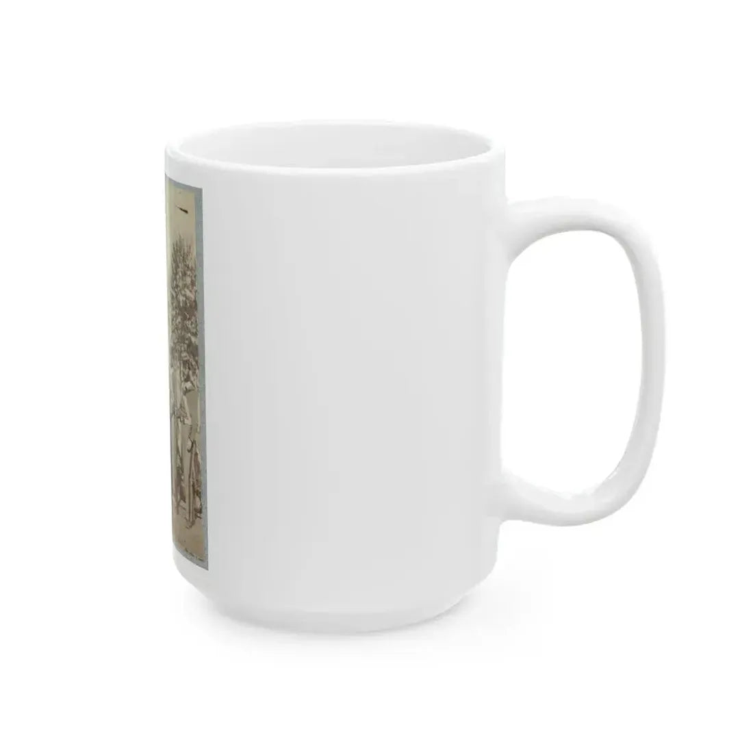 7th New York State Militia, Camp Cameron, D.C., 1861 039 (U.S. Civil War) White Coffee Mug - Go Mug Yourself