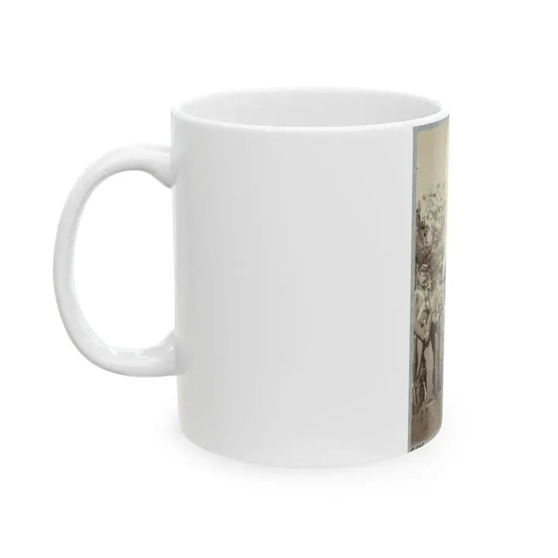 7th New York State Militia, Camp Cameron, D.C., 1861 039 (U.S. Civil War) White Coffee Mug - Go Mug Yourself