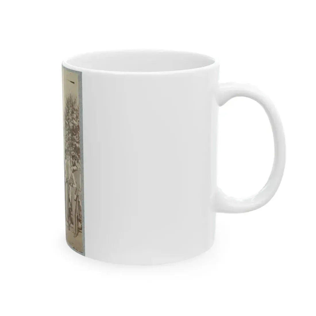 7th New York State Militia, Camp Cameron, D.C., 1861 039 (U.S. Civil War) White Coffee Mug - Go Mug Yourself