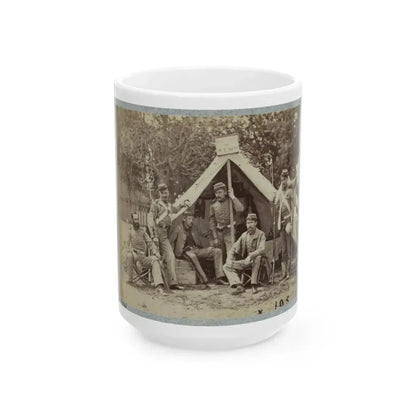 7th New York State Militia, Camp Cameron, D.C., 1861(2) (U.S. Civil War) White Coffee Mug 15oz - Go Mug Yourself