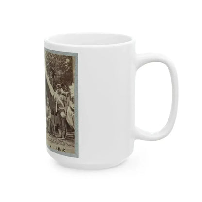 7th New York State Militia, Camp Cameron, D.C., 1861(2) (U.S. Civil War) White Coffee Mug - Go Mug Yourself