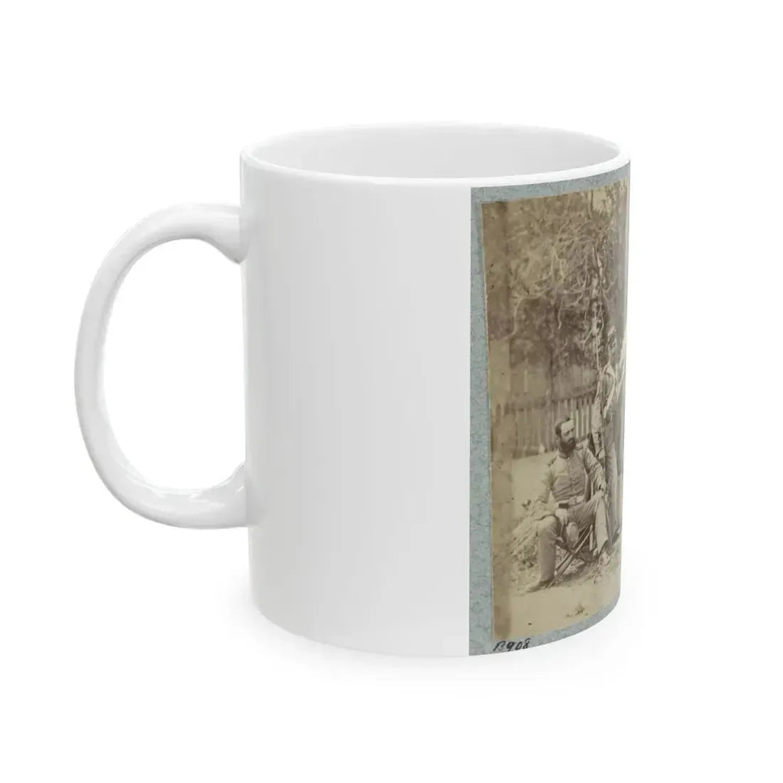 7th New York State Militia, Camp Cameron, D.C., 1861(2) (U.S. Civil War) White Coffee Mug - Go Mug Yourself