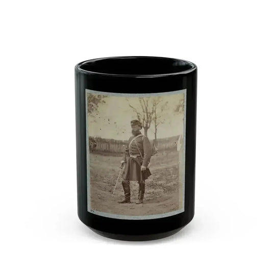 7th New York State Militia, Camp Cameron, D.C., 1861. (U.S. Civil War) Black Coffee Mug 15oz - Go Mug Yourself