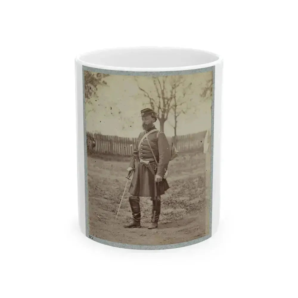 7th New York State Militia, Camp Cameron, D.C., 1861. (U.S. Civil War) White Coffee Mug 11oz - Go Mug Yourself
