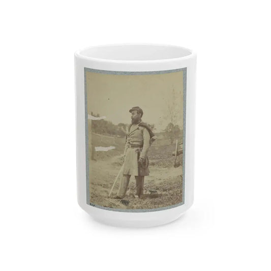 7th New York State Militia, Camp Cameron, D.C., 1861 (U.S. Civil War) White Coffee Mug 15oz - Go Mug Yourself
