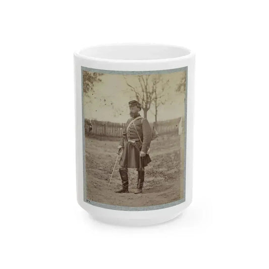 7th New York State Militia, Camp Cameron, D.C., 1861. (U.S. Civil War) White Coffee Mug 15oz - Go Mug Yourself