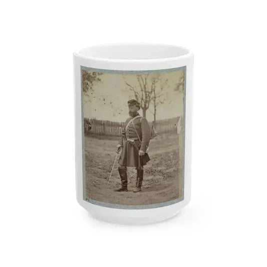 7th New York State Militia, Camp Cameron, D.C., 1861. (U.S. Civil War) White Coffee Mug 15oz - Go Mug Yourself
