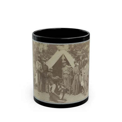 7th N.Y. State Militia, Camp Cameron, D.C., 1861 001 (U.S. Civil War) Black Coffee Mug 11oz - Go Mug Yourself
