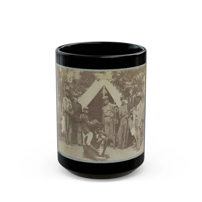 7th N.Y. State Militia, Camp Cameron, D.C., 1861 001 (U.S. Civil War) Black Coffee Mug 15oz - Go Mug Yourself