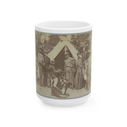 7th N.Y. State Militia, Camp Cameron, D.C., 1861 001 (U.S. Civil War) White Coffee Mug 15oz - Go Mug Yourself