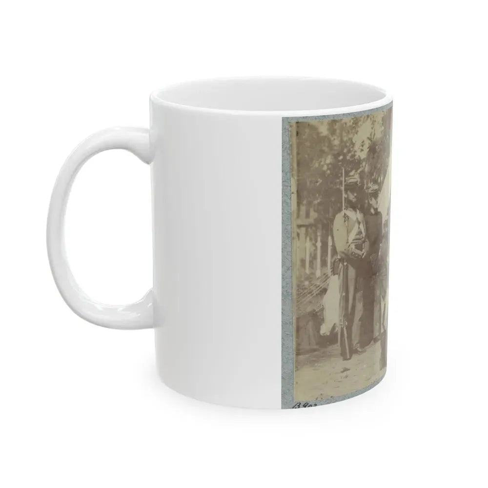 7th N.Y. State Militia, Camp Cameron, D.C., 1861 001 (U.S. Civil War) White Coffee Mug - Go Mug Yourself