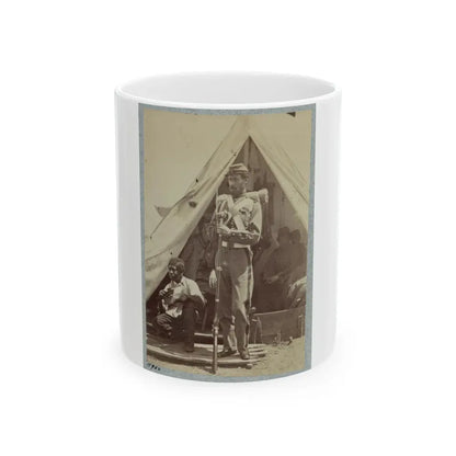 7th N.Y. State Militia, Camp Cameron, D.C., 1861 002 (U.S. Civil War) White Coffee Mug 11oz - Go Mug Yourself