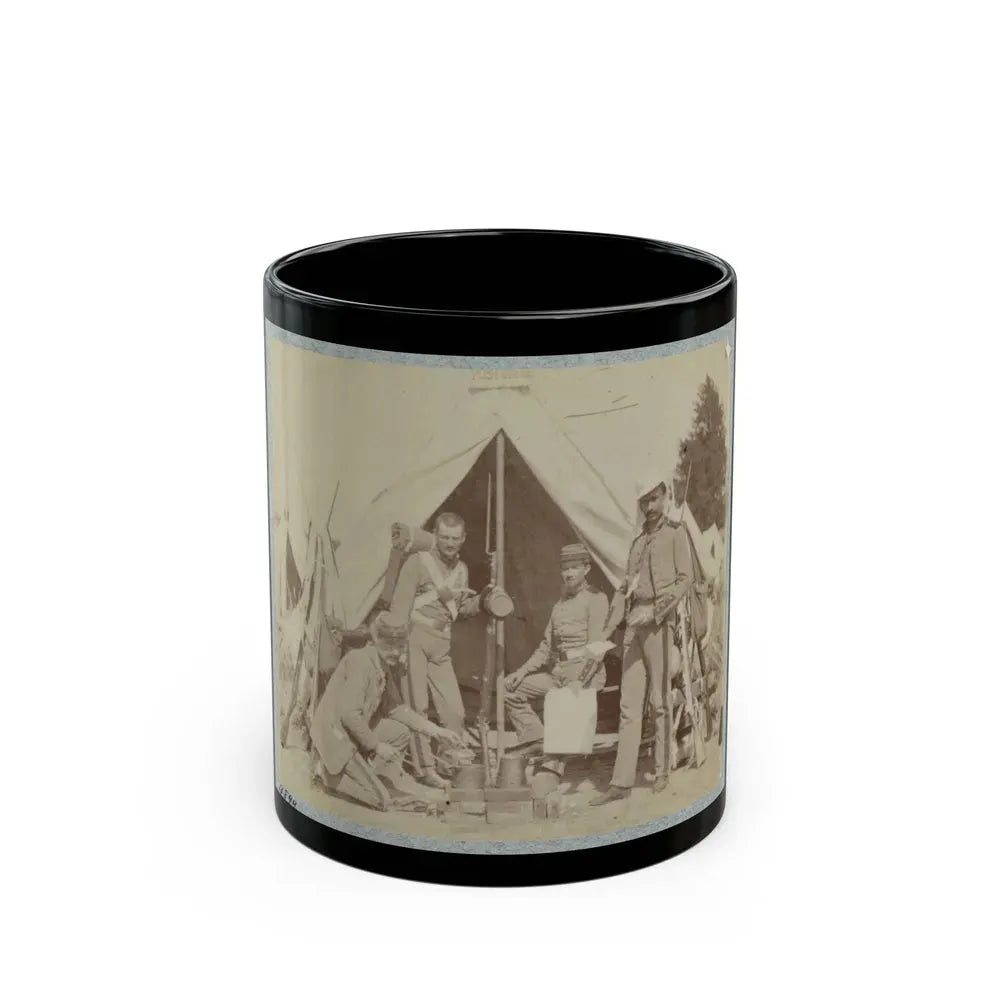 7th N.Y. State Militia, Camp Cameron, D.C., 1861 003 (U.S. Civil War) Black Coffee Mug 11oz - Go Mug Yourself