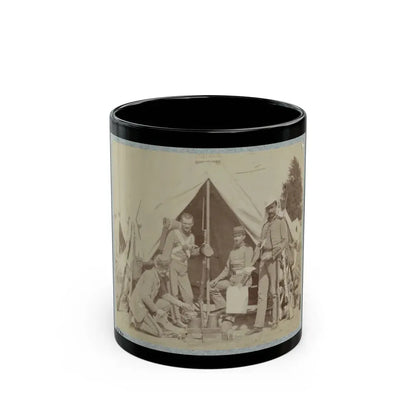 7th N.Y. State Militia, Camp Cameron, D.C., 1861 003 (U.S. Civil War) Black Coffee Mug 11oz - Go Mug Yourself