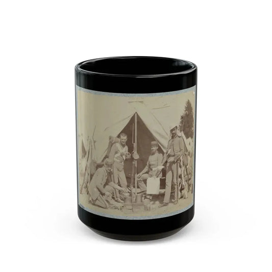 7th N.Y. State Militia, Camp Cameron, D.C., 1861 003 (U.S. Civil War) Black Coffee Mug 15oz - Go Mug Yourself