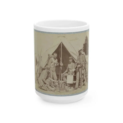 7th N.Y. State Militia, Camp Cameron, D.C., 1861 003 (U.S. Civil War) White Coffee Mug 15oz - Go Mug Yourself