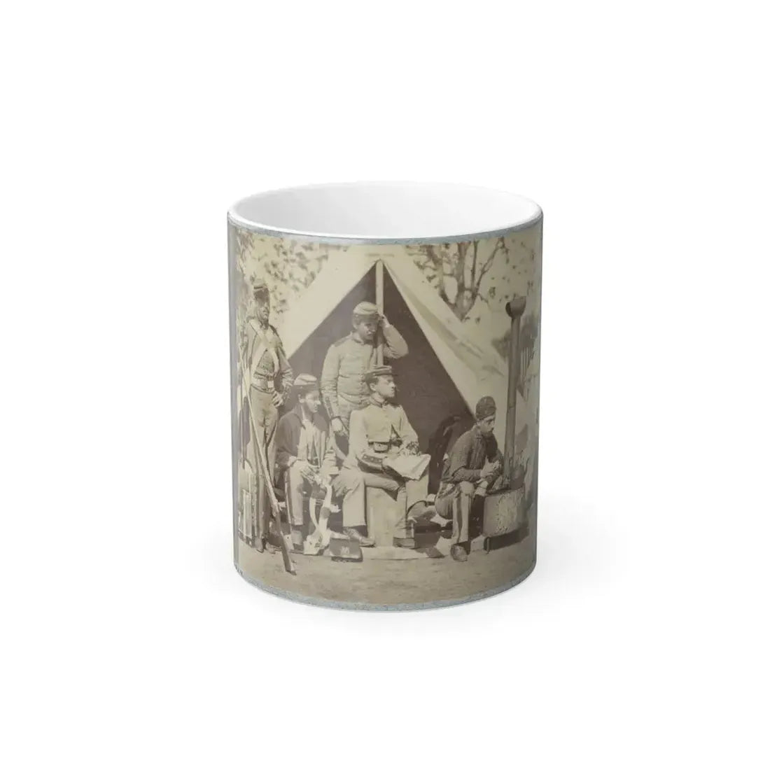 7Th N.Y. State Militia, Camp Cameron, D.C., 1861 004 (U.S. Civil War) Color Changing Coffee Mug 11oz Default Title 11oz - Go Mug Yourself