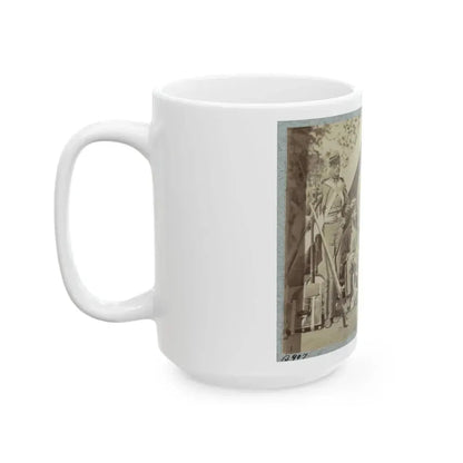 7th N.Y. State Militia, Camp Cameron, D.C., 1861 004 (U.S. Civil War) White Coffee Mug - Go Mug Yourself
