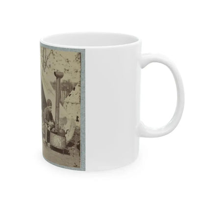 7th N.Y. State Militia, Camp Cameron, D.C., 1861 004 (U.S. Civil War) White Coffee Mug - Go Mug Yourself
