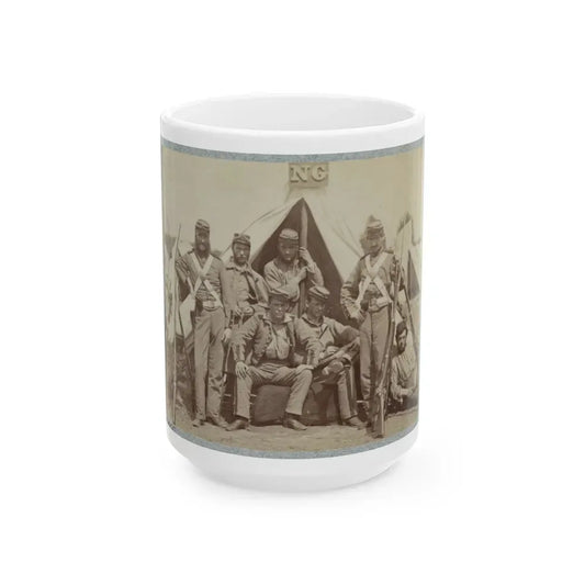 7th N.Y. State Militia, Camp Cameron, D.C., 1861 005 (U.S. Civil War) White Coffee Mug 15oz - Go Mug Yourself