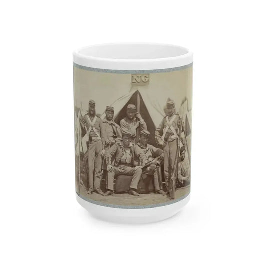 7th N.Y. State Militia, Camp Cameron, D.C., 1861 005 (U.S. Civil War) White Coffee Mug 15oz - Go Mug Yourself