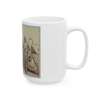 7th N.Y. State Militia, Camp Cameron, D.C., 1861 005 (U.S. Civil War) White Coffee Mug - Go Mug Yourself