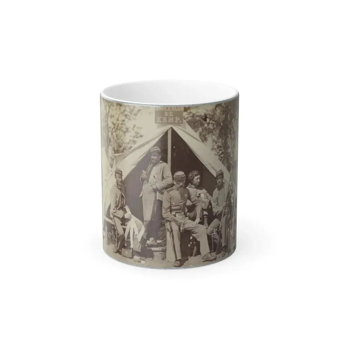 7Th N.Y. State Militia, Camp Cameron, D.C., 1861 (U.S. Civil War) Color Changing Coffee Mug 11oz Default Title 11oz - Go Mug Yourself