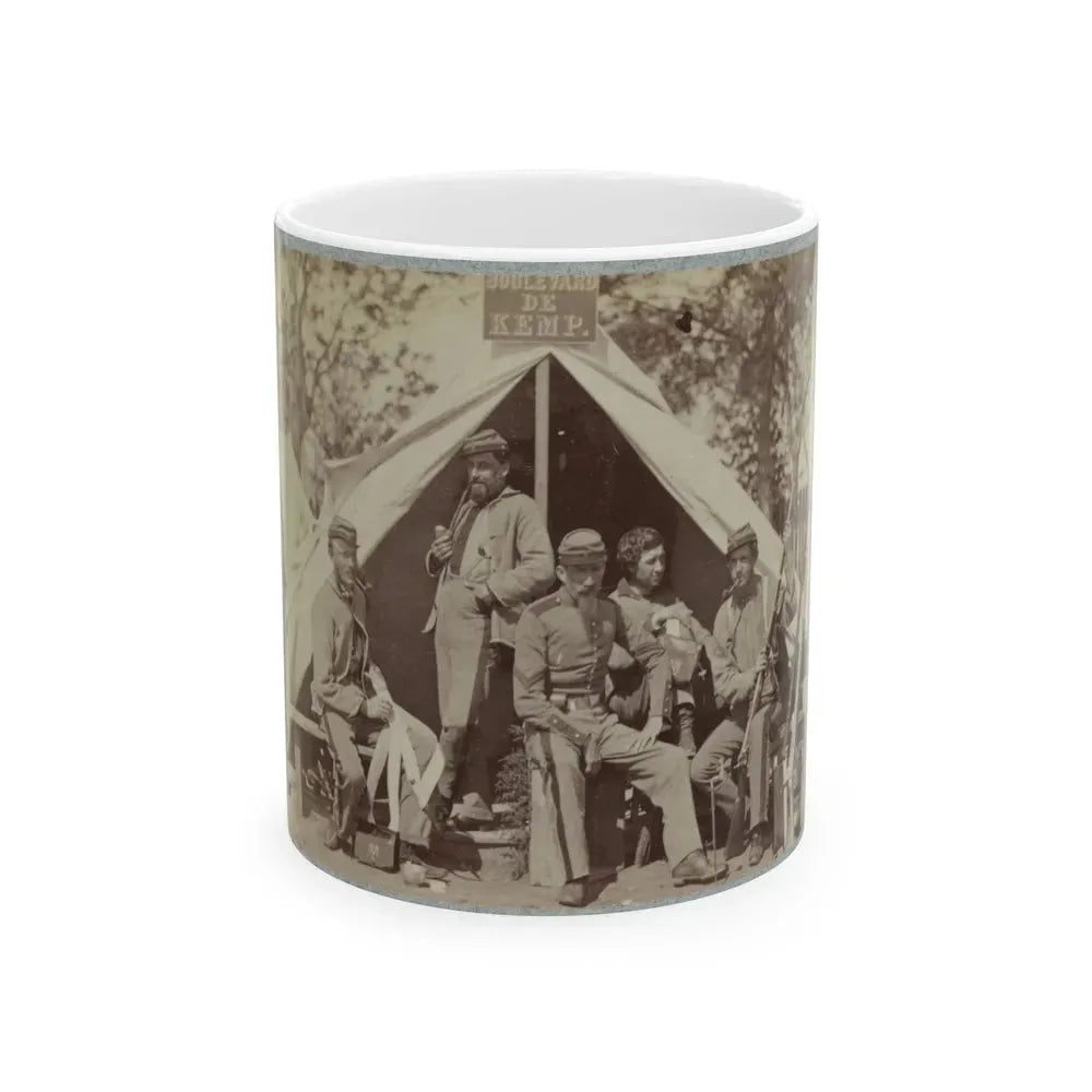 7th N.Y. State Militia, Camp Cameron, D.C., 1861 (U.S. Civil War) White Coffee Mug 11oz - Go Mug Yourself