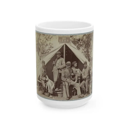 7th N.Y. State Militia, Camp Cameron, D.C., 1861 (U.S. Civil War) White Coffee Mug 15oz - Go Mug Yourself
