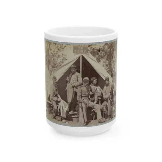 7th N.Y. State Militia, Camp Cameron, D.C., 1861 (U.S. Civil War) White Coffee Mug 15oz - Go Mug Yourself