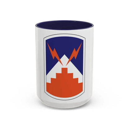 7th Signal Brigade (U.S. Army) Accent Coffee Mug 15oz Navy - Go Mug Yourself