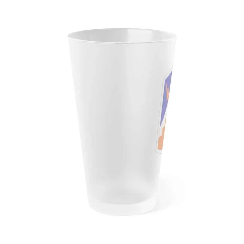 7th Signal Brigade (U.S. Army) Frosted Pint Glass 16oz - Go Mug Yourself