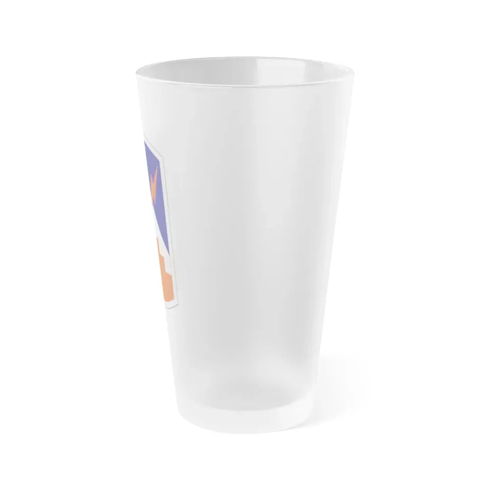 7th Signal Brigade (U.S. Army) Frosted Pint Glass 16oz - Go Mug Yourself
