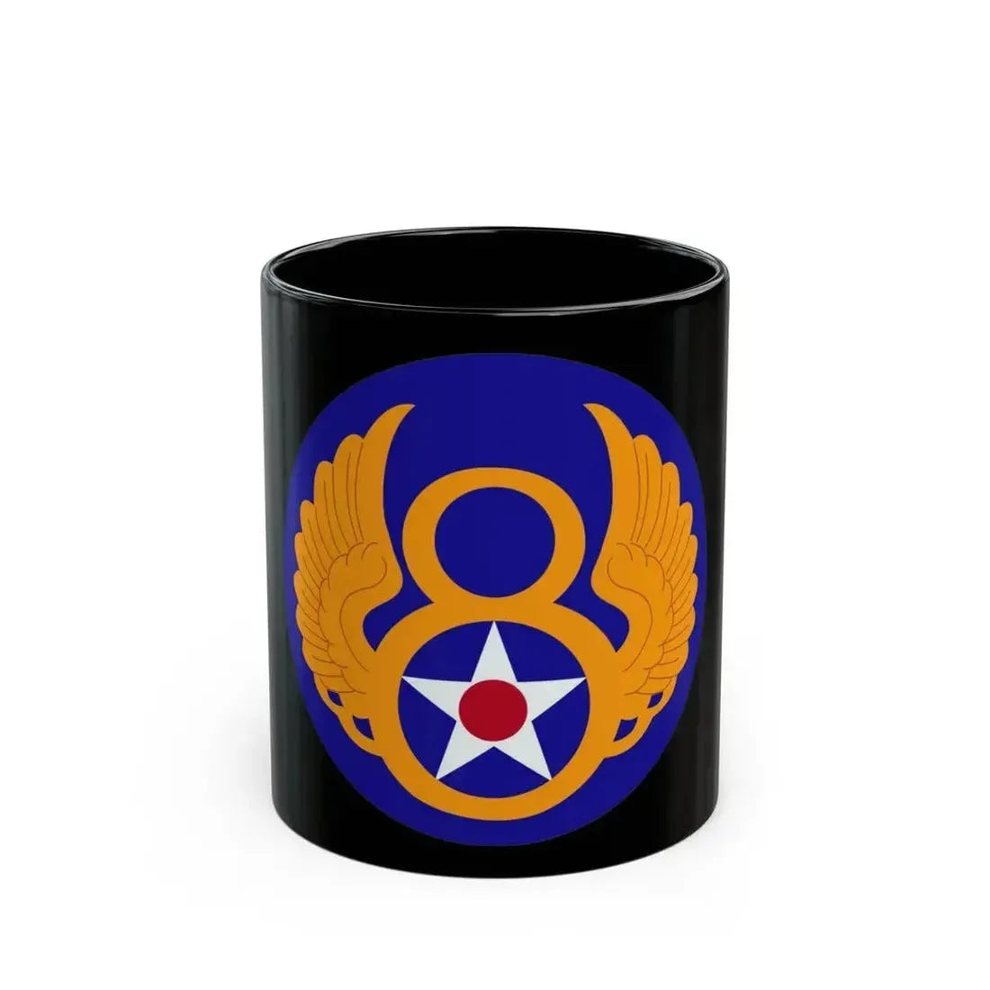 8 Air Force (U.S. Army) Black Coffee Mug 11oz - Go Mug Yourself