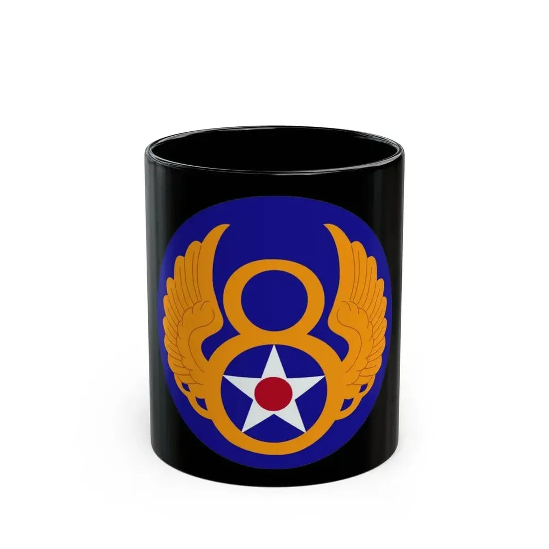 8 Air Force (U.S. Army) Black Coffee Mug 11oz - Go Mug Yourself