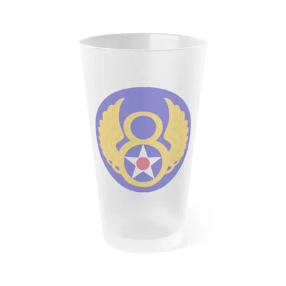 8 Air Force (U.S. Army) Frosted Pint Glass 16oz Default Title - Go Mug Yourself