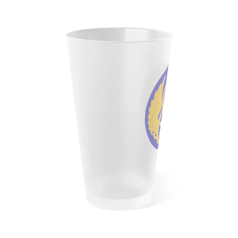8 Air Force (U.S. Army) Frosted Pint Glass 16oz - Go Mug Yourself