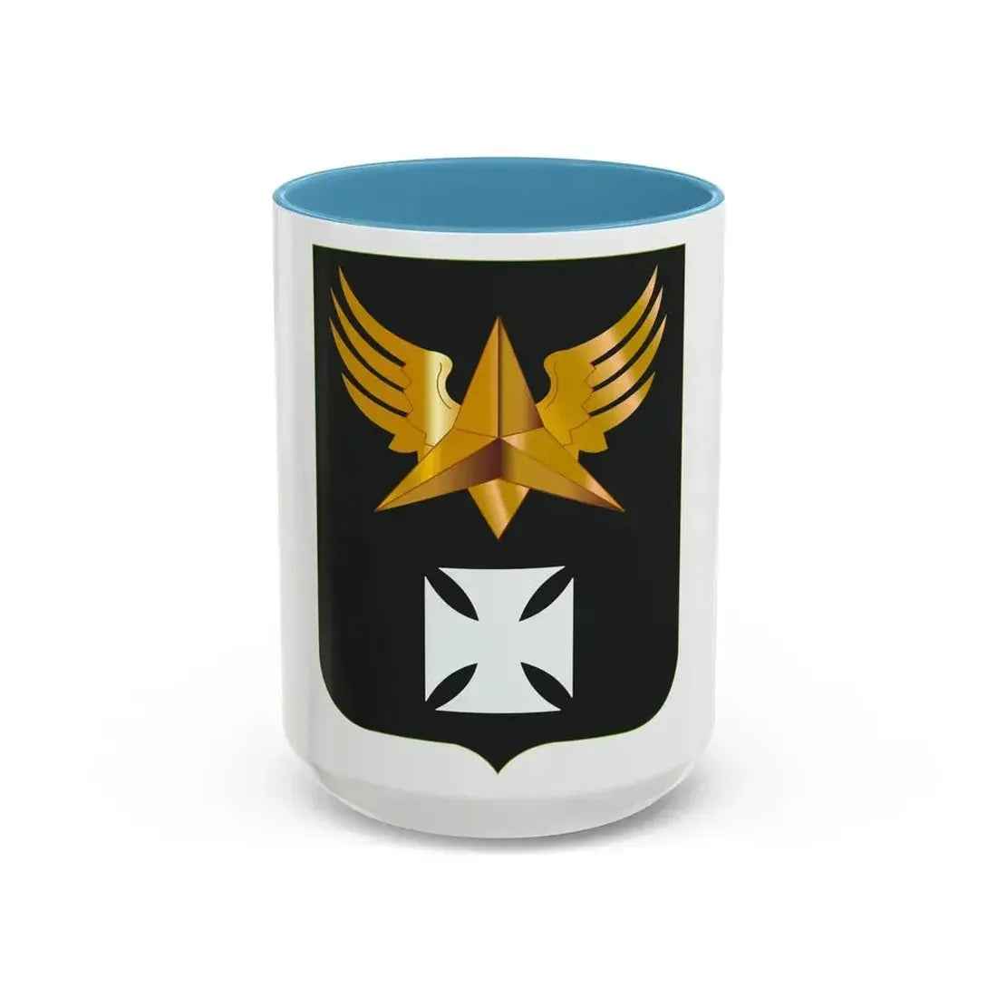 8 Aviation Battalion 2 (U.S. Army) Accent Coffee Mug 15oz Light Blue - Go Mug Yourself