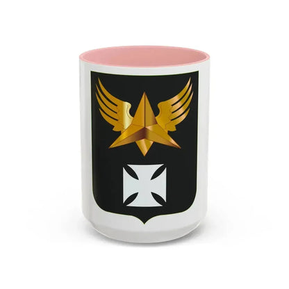 8 Aviation Battalion 2 (U.S. Army) Accent Coffee Mug 15oz Pink - Go Mug Yourself