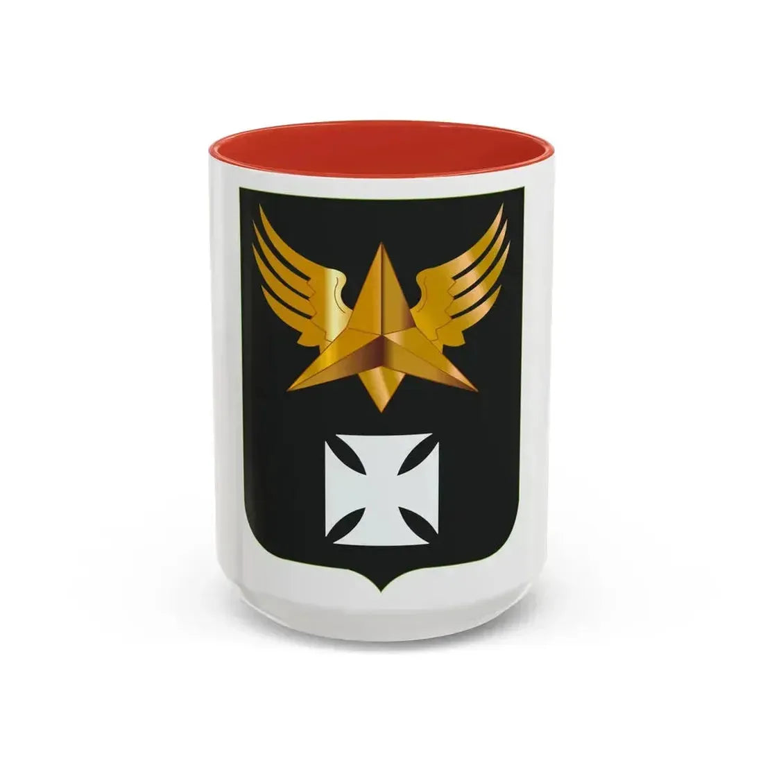 8 Aviation Battalion 2 (U.S. Army) Accent Coffee Mug 15oz Red - Go Mug Yourself